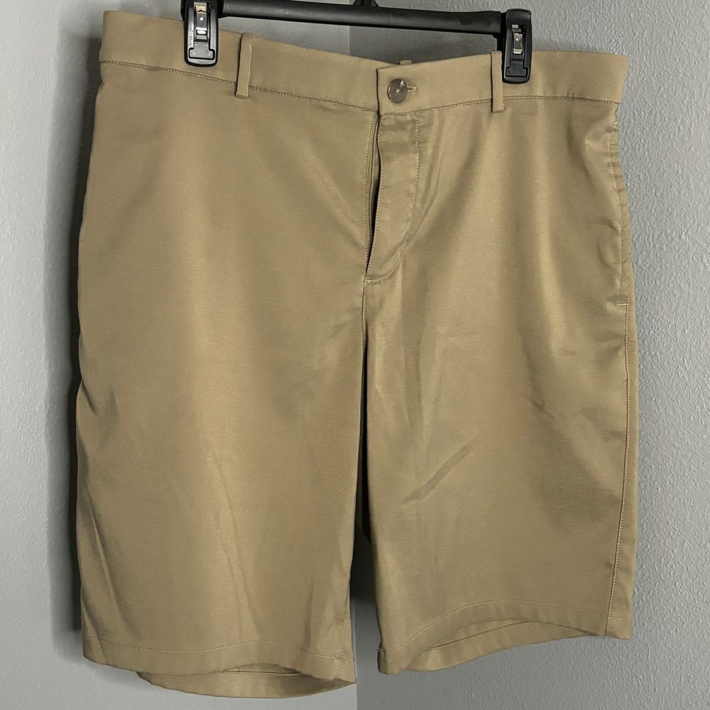 NIKE DRI-FIT MENS SIZE 35 FLAT FRONT EVERYDAY CASUAL PERFORMANCE GOLF SHORTS